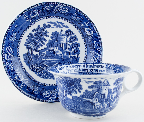 Cup and Saucer jumbo c1910
